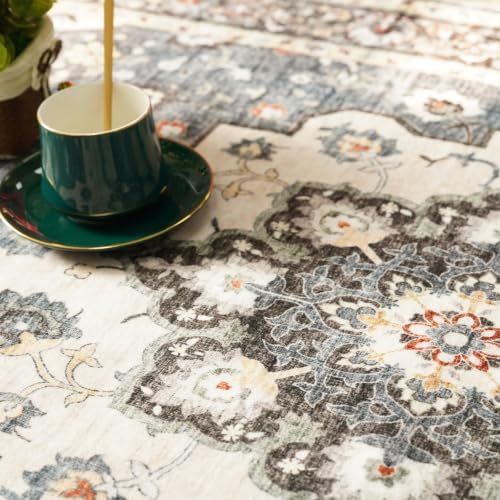 2x6 Hallway Washable Runner Rug：Non Silp Indoor Accent Rugs Low Pile Carpet - Image 6