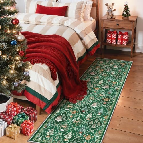 Madane Washable Christmas Runner Rug 2x6 - Image 4