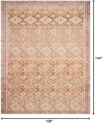 Loloi Layla Natural/Spice 9'-0" x 12'-0" Area Rug - Image 2