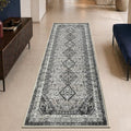 Keen Home Design Vintage Washable Runner Rug, Non-Slip Low Pile by KeenHomeDesign