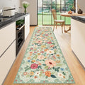 DUKINO 2.6x10 Runner Rug for Hallway, Washable Kitchen Rugs Non Slip by DUKINO