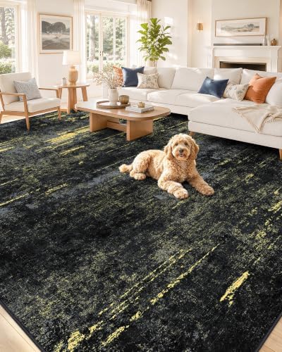 OLANLY 6x9 Washable Area Rug, Soft Non Slip Carpet by OLANLY