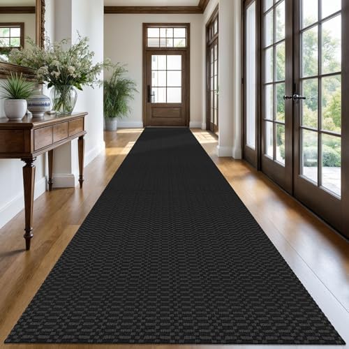 KOZYFLY 3x20 Long Runner Rug, Washable Non Slip Hallway Rug by KOZYFLY