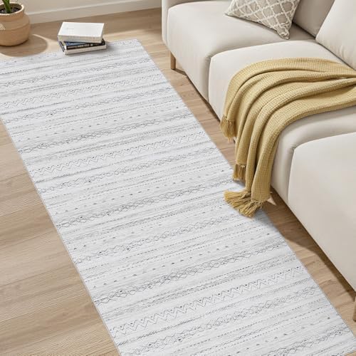 cotiled Hallway 2.6x8 Runner Rugs Washable Boho Moroccan Soft Rug - Image 5