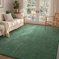 4x6 Green/White Area Rug Non-Slip Washable Soft by FinRe%CC%80cHome