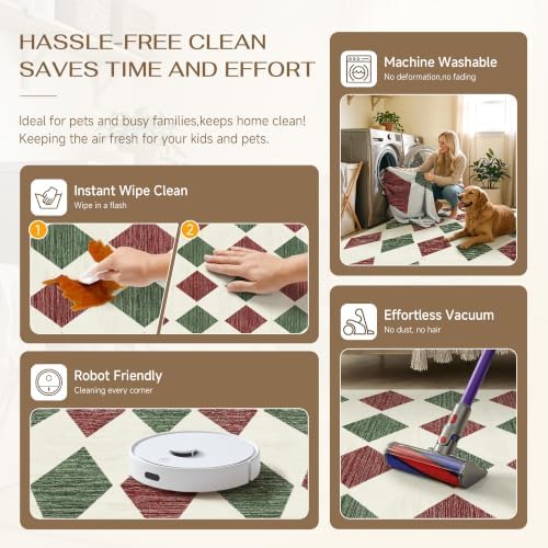 PureCozy Christmas Runner Rug 2x6 - Image 4