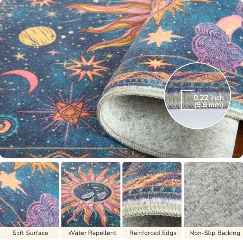 Vacuum-Friendly, 2x6 Washable Area Rug - Image 3