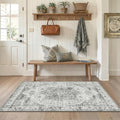 Vintage Area Rug 3x5 Ft Washable Rugs by Unknown