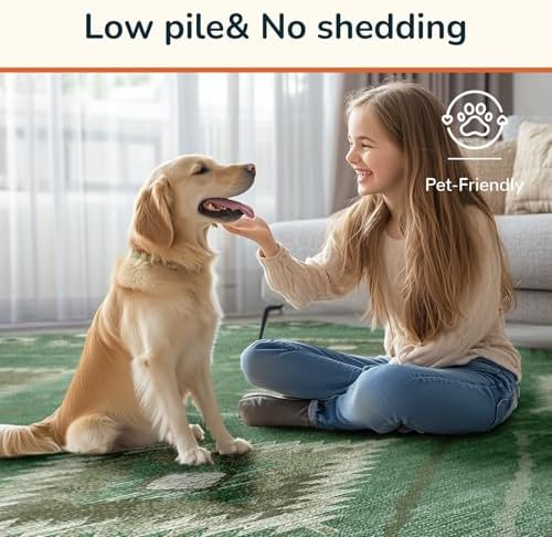 BESTSWEETIE 9'x12' Washable Area Rug - Image 4