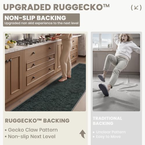 2x6 Runner Rug Non Slip, High-Low Pile Runners - Image 7