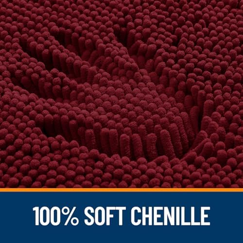 OLANLY Large Bathroom Rugs 50x30, Extra Soft Absorbent Chenille Bath Rugs - Image 3