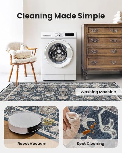Amada Vintage Washable Area Rug - Image 6