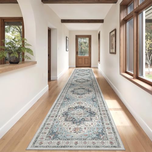 Madane Hallway Runner Rug 2'6''x16' Kitchen Runners Vintage - Image 3