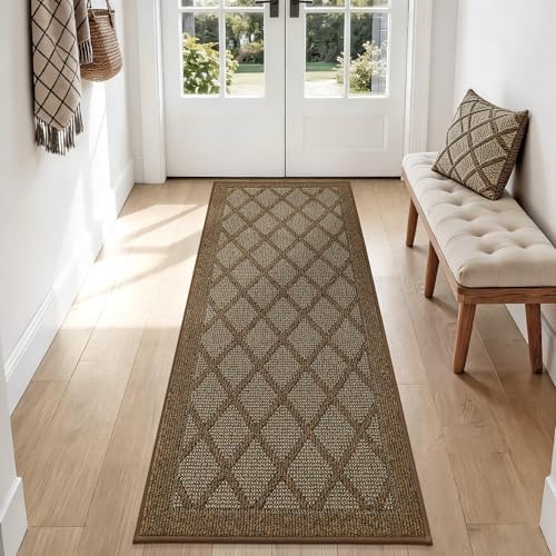 COSY HOMEER Non-Slip Door Mat 24"x60", Entryway Rugs Low Profile - Image 2