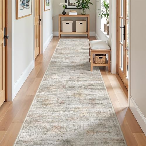 2x12 Runner Rug Non Slip, Washable Hallway Runner Rug - Image 3