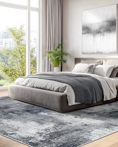 Amada Washable 8'x10' Abstract Area Rug - Image 3