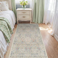 Washable 3x5 Bedroom Bedside Rug, Soft Area Rug by HazoHaus