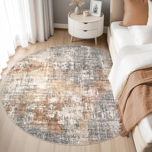 DMOYEST 5ft Round Area Rug Living Room Rugs - Image 3
