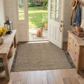 Collive 3' x 5' Indoor Entryway Rug, Boho Farmhouse Washable Kitchen Rug by Collive
