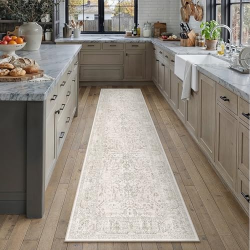 PureCozy Grey 2x8 Washable Runner Rug - Image 2