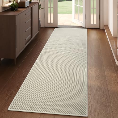 YDKGL Kitchen Runner Rug Mat Non Slip Hallway Runner Washable Beige 2x6 ft - Image 3
