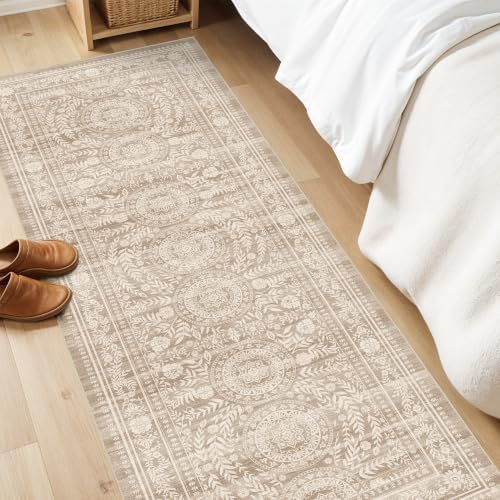Puino 2x6 Hallway Runner Rug: Washable Non-Slip Boho Kitchen Floor Mat - Image 7