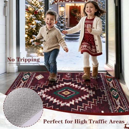 Yinhua Western 5x7 Washable Area Rug - Image 4