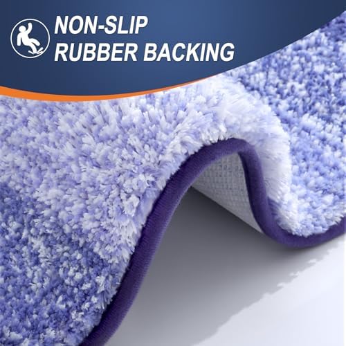 OLANLY Bathroom Runner Rug 59x24, Extra Soft Absorbent Microfiber Bath Rugs - Image 5