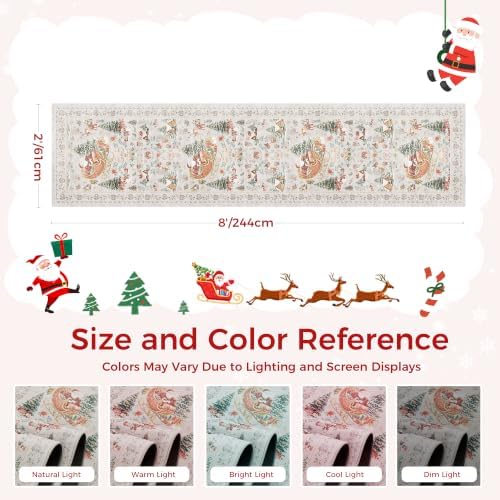 Christmas Kitchen Rugs Runner Rug 2x8 Runners - Image 2