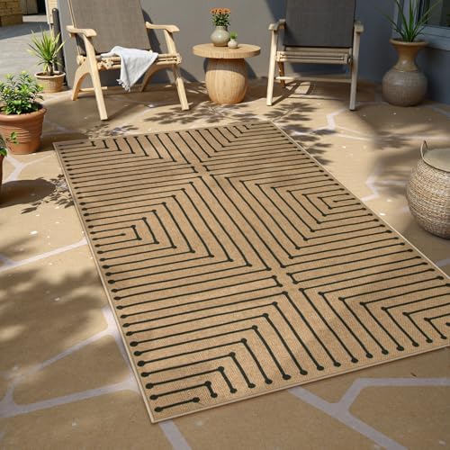 Lahome Neutral 3x5 Outdoor Rug - Image 2