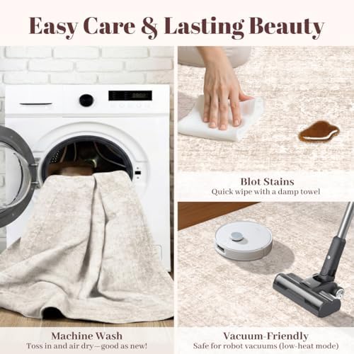 Homemate Washable Rug 8x10 Area Rugs - Image 5