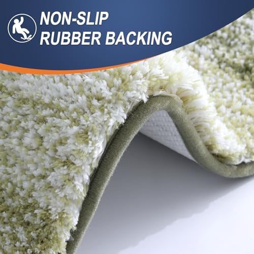 OLANLY Bathroom Runner Rug 47x20, Extra Soft Absorbent Microfiber Bath Rugs - Image 5