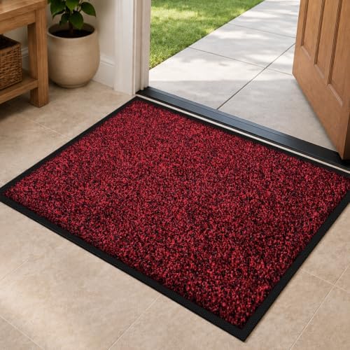 Mibao Super Absorbent Front Door Mat, Non-Slip Washable Indoor Doormats by Mibao