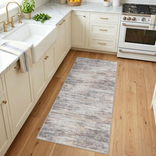 KOZYFLY Modern Washable Rug Runner 2x5 Kitchen Runner Rugs - Image 3