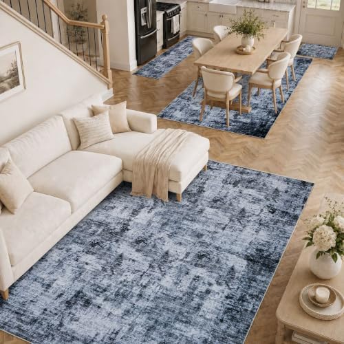 2x3 Area Rug Washable Abstract: Non Slip Throw Rugs - Image 3