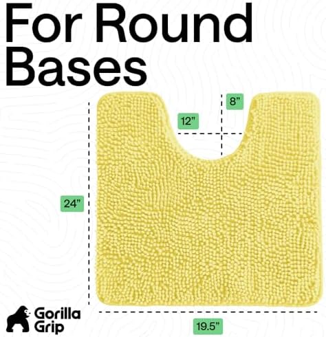 GORILLA GRIP Chenille Bath Rug Mat - Image 2