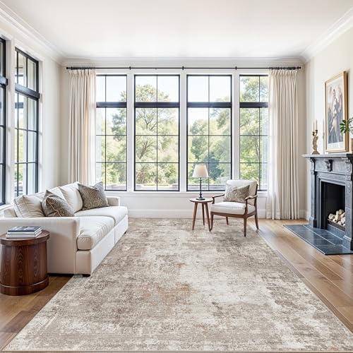 Washable 7x10 Area Rug for Living Room– Soft Non-Slip Carpet for Bedroom Dining - Image 3