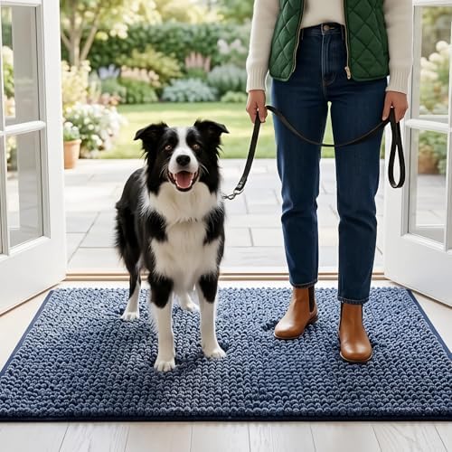 EHEYCIGA Super Absorbent Dog Door Mat by EHEYCIGA