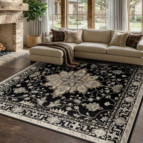RELEANY Washable Area Rug, Square 8'x8' - Image 2