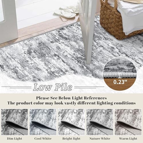 Long Hallway Runner Rug 3x12 ft Textured Non Slip - Image 6