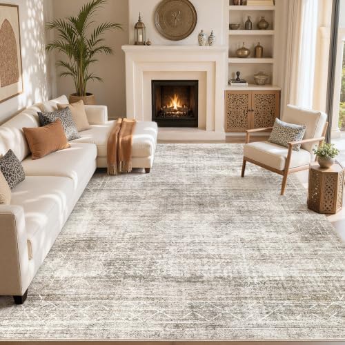 cotiled Boho 10x12 Area Rugs for Living Room: Large Moroccan Washable Rug - Image 7
