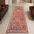 Keen Home Design Vintage Washable Runner Rug, Non-Slip Low Pile by KeenHomeDesign