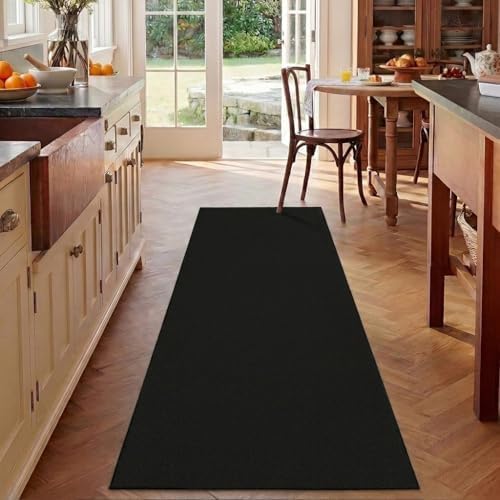 Garvee 2x6 Kitchen Runner Rug Neutral Solid Color Hallway Rug - Image 2