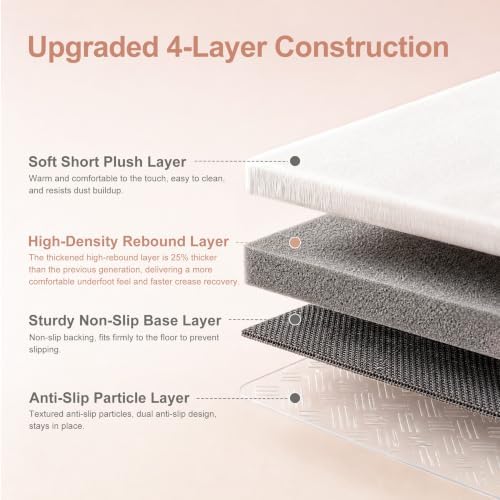 Pink Washable Rugs 9x12 Area Rugs - Image 3