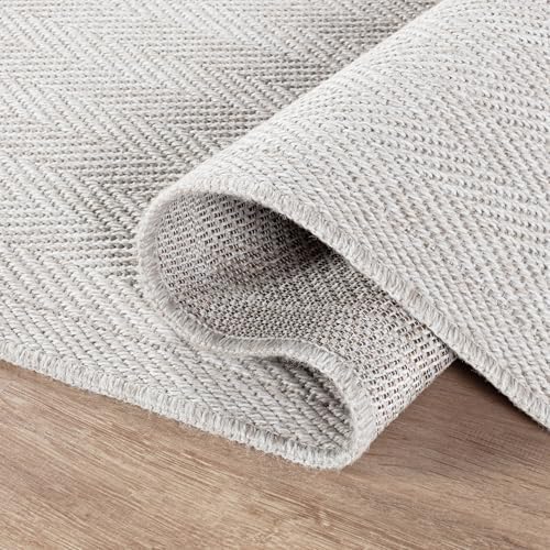 CAMILSON Easy Jute Rug 2x3, Indoor Outdoor Natural Color Fiber Area Rugs - Image 3