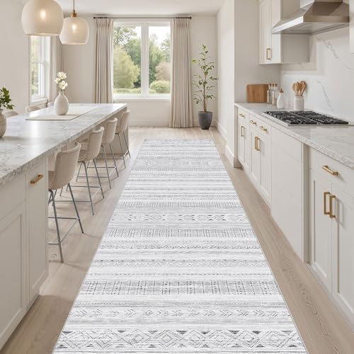 cotiled Hallway 2.6x8 Runner Rugs Washable Boho Moroccan Soft Rug - Image 6
