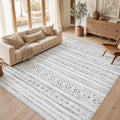 cotiled Boho 8x10 Area Rugs for Living Room: Large Moroccan Washable Rug by COTILED