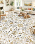 OLANLY 9x12 Washable Area Rug, Soft Non Slip Carpet by OLANLY