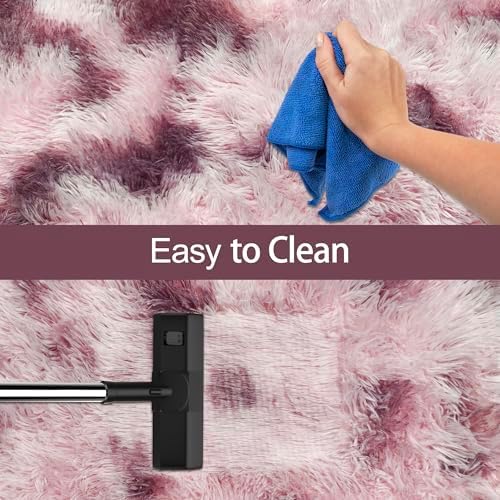 Tie-Dyed Blush 3x10 Machine Washable Runner Rugs - Image 7