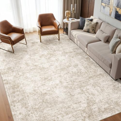 cotiled 6x9 Area Rug for Living Room, Abstract Washable Carpet by COTILED
